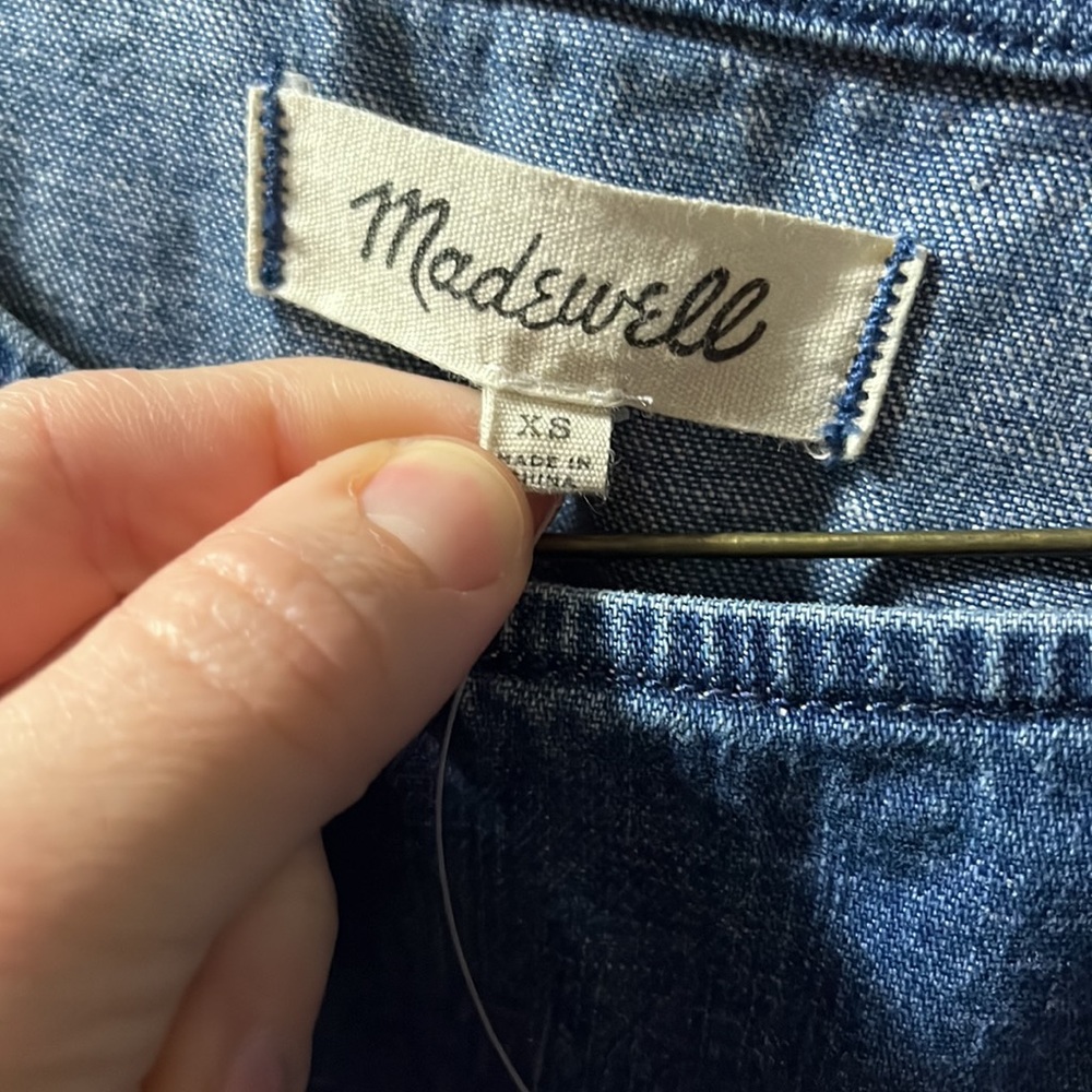 Madewell Denim MIDI Dress Size XS - Picture 2 of 2